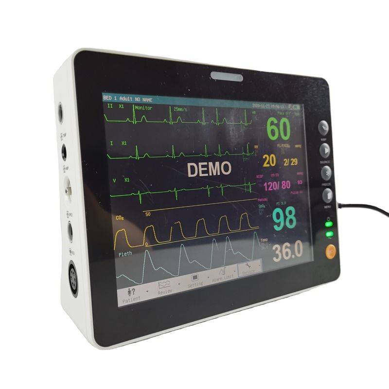 8 Zoll Langlebiger Erste-Hilfe-Monitor ETCO2 DIBP