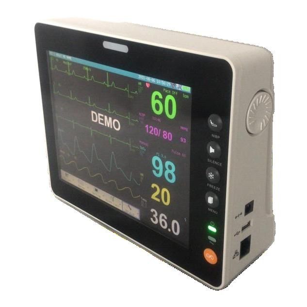 Langlebiger 8-Zoll-Vitalzeichenmonitor Bester Preis Krankenhaus-Intensivstationsmonitor Multiparameter-Vitalzeichenmonitor
