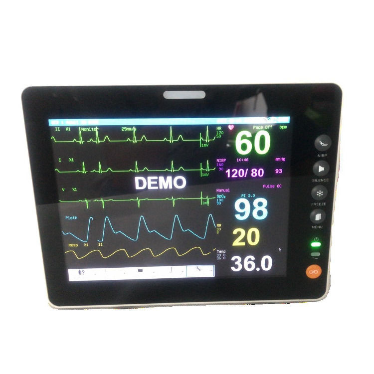 Langlebiger 8-Zoll-Vitalzeichenmonitor Bester Preis Krankenhaus-Intensivstationsmonitor Multiparameter-Vitalzeichenmonitor