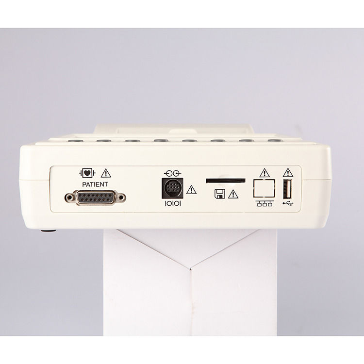 Tragbare Metall-EKG-Maschine mit 12-Kanal-Elektrokardiogramm CE-EKG-Maschine für Krankenhausmedizin CE-ISO-EKG-Maschine