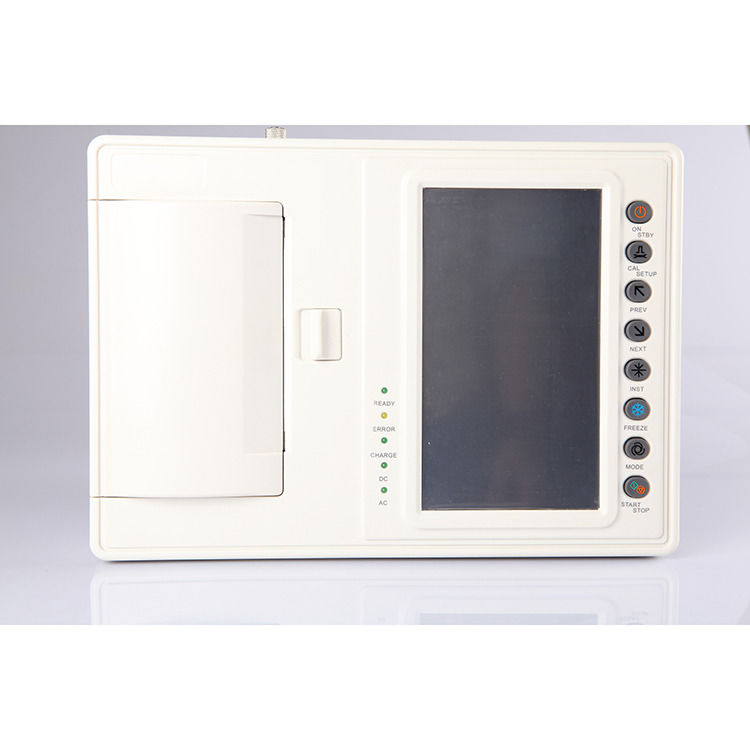 Tragbare Metall-EKG-Maschine mit 12-Kanal-Elektrokardiogramm CE-EKG-Maschine für Krankenhausmedizin CE-ISO-EKG-Maschine