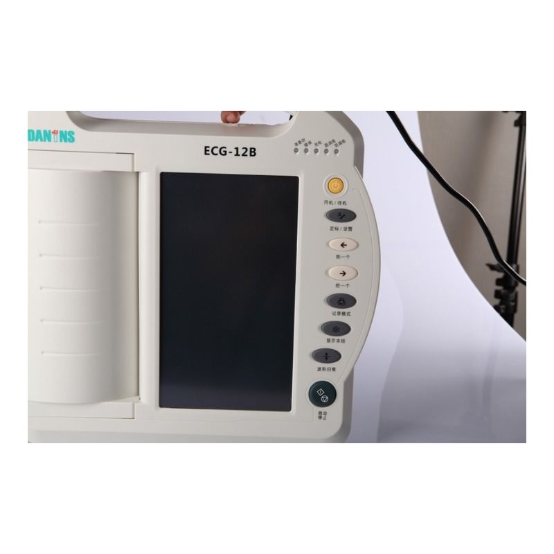 Tragbares Metall-EKG-Gerät 12-Kanal-Elektrokardiograph-EKG-Gerät mit Analysegerät Hersteller EKG-Gerät