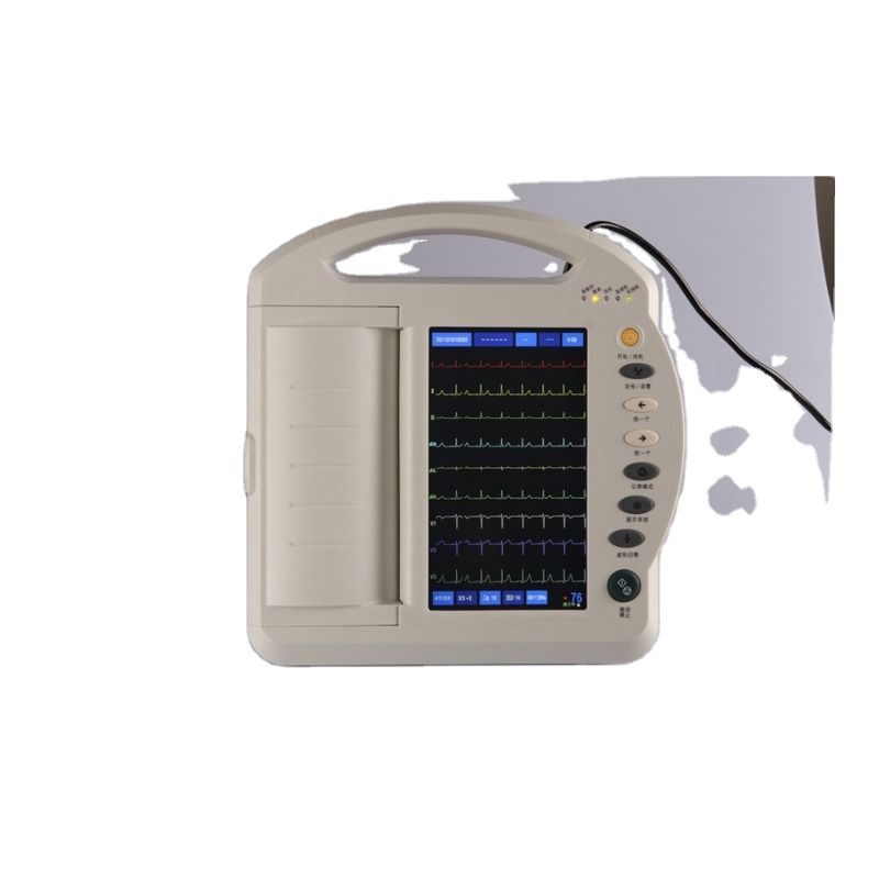 Portable Metal EKG-Maschine Elektrokardiograph EKG-Maschine 12 Kanal Digitale EKG-Maschine 12 Leads EKG
