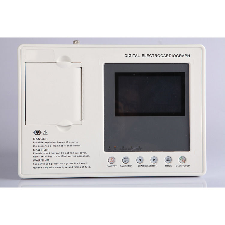 Metall-EKG-Gerät Digitales 3-Kanal-12-Kanal-EKG-Gerät Elektrokardiograph EKG-Gerät