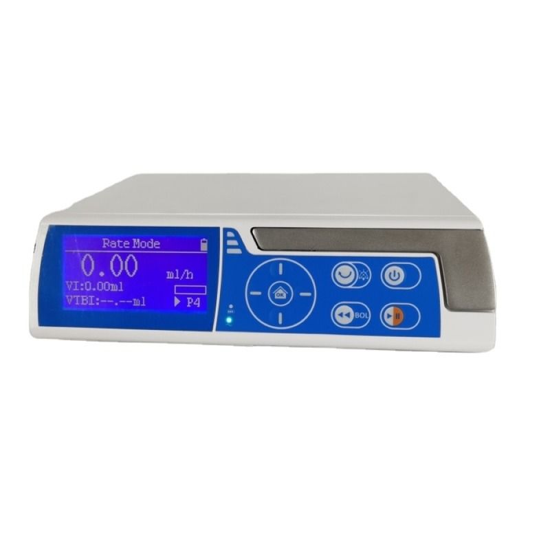 Billige Infusionspumpe Tragbare elektrische Krankenhaus ICU Infusionspumpe Notfall Metall Infusionspumpe Elektrische automatische Satz