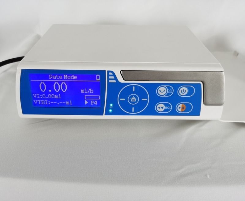 Billige Infusionspumpe Tragbare elektrische Krankenhaus ICU Infusionspumpe Notfall Metall Infusionspumpe Elektrische automatische Satz