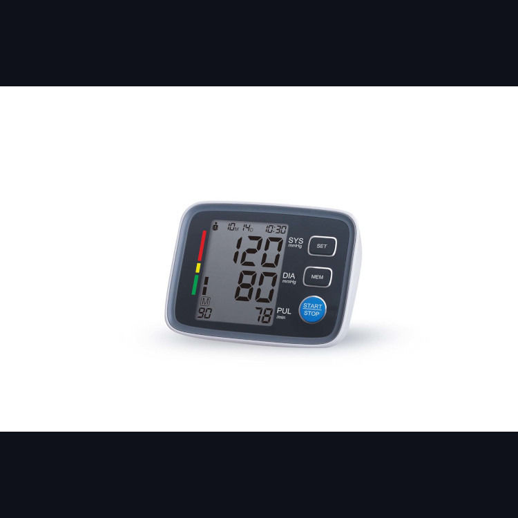 Arm Typ Blutdruckmessgerät Stehend OEM Wiederaufladbarer Arm Digitales Ambulante Blutdruckmessgerät