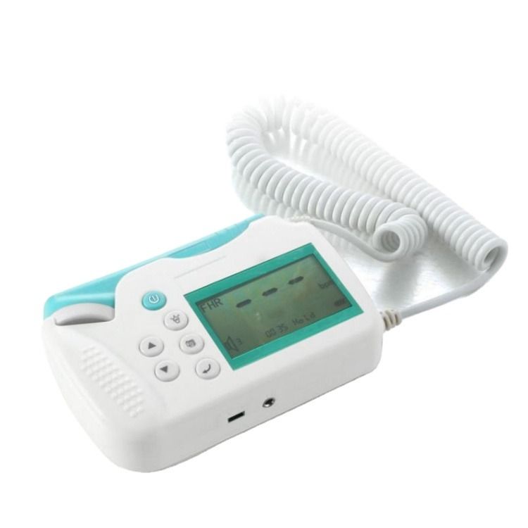 Digitaler Monitor Fetal Ultraschall Kardiologie Baby-Doppler Gesunder Herzschlag Detektor Monitor Led Tasche pränatale Digitaler Fetal-Doppler