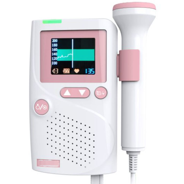 Wasserdichter medizinischer Ultraschall-High-Fidelity-Sound Kardiologie CE Ultraschall Baby Tragbarer Herzmonitor Fetal Doppler Herzschlag