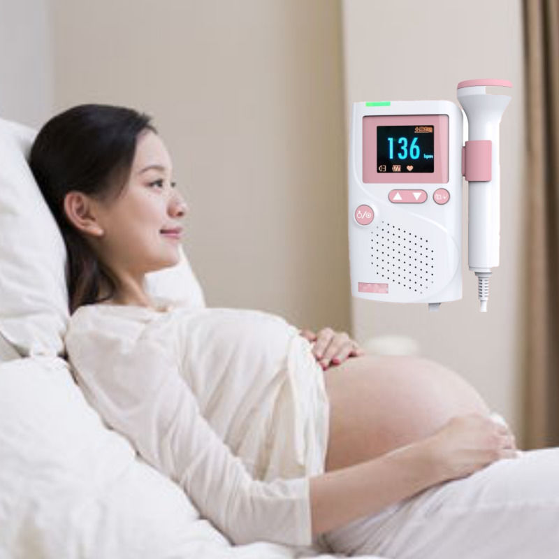 Wasserdichter medizinischer Ultraschall-High-Fidelity-Sound Kardiologie CE Ultraschall Baby Tragbarer Herzmonitor Fetal Doppler Herzschlag
