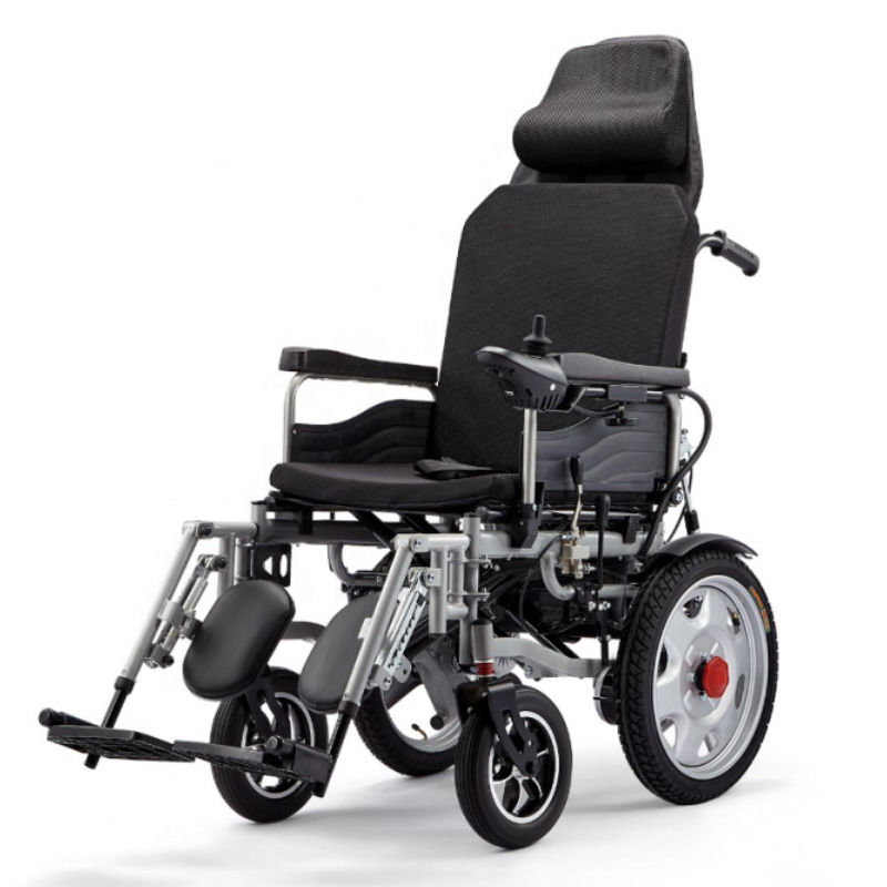 Elektrischer Rollstuhl für Behinderte Fernbedienung Leichtgewicht Billig Preis Klappbarer elektrischer Rollstuhl für 140 kg Behinderte