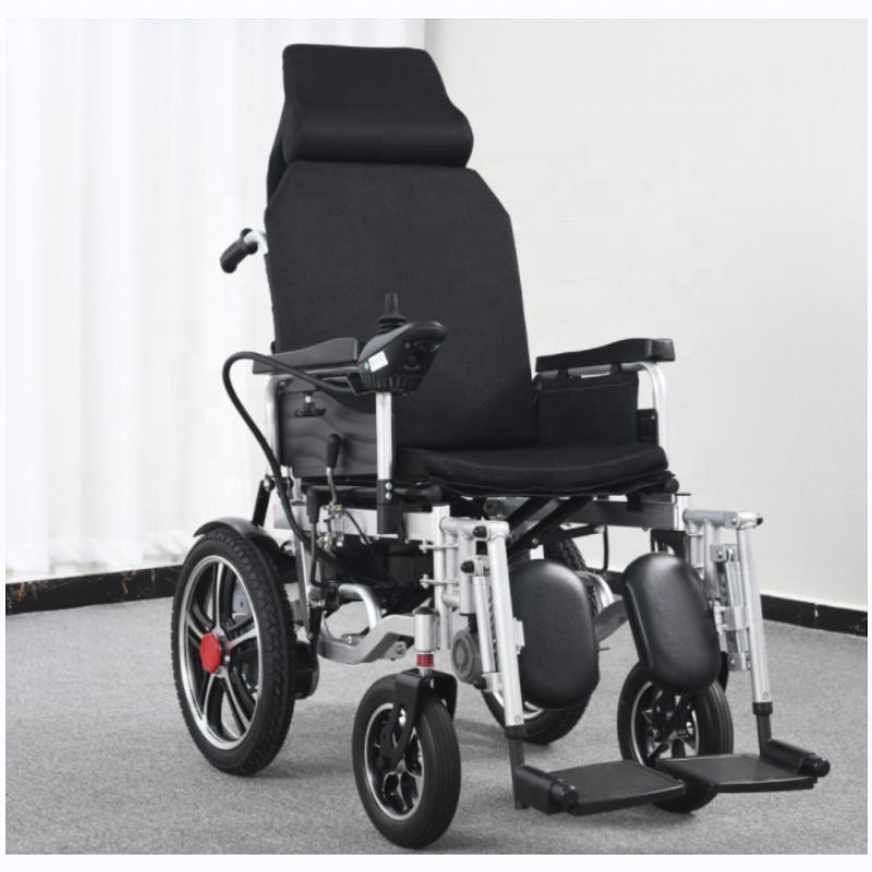 Elektrischer Rollstuhl für Behinderte Fernbedienung Leichtgewicht Billig Preis Klappbarer elektrischer Rollstuhl für 140 kg Behinderte